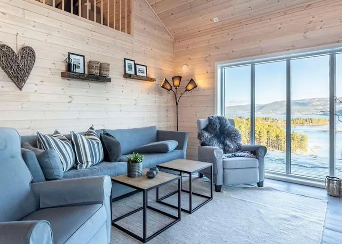 Ferienhaus Modern With Panoramic View Of The Nisser *