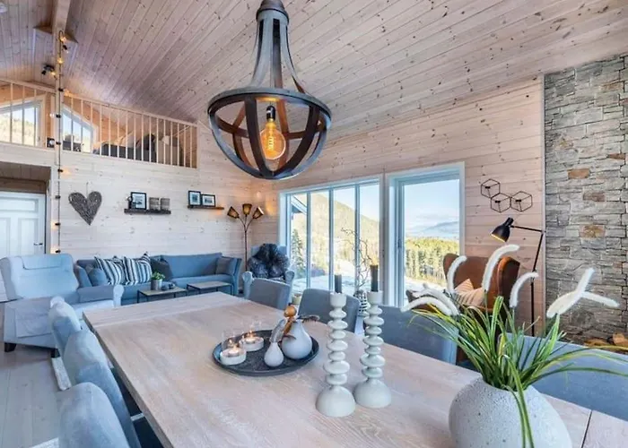 Modern With Panoramic View Of The Nisser Trontveit