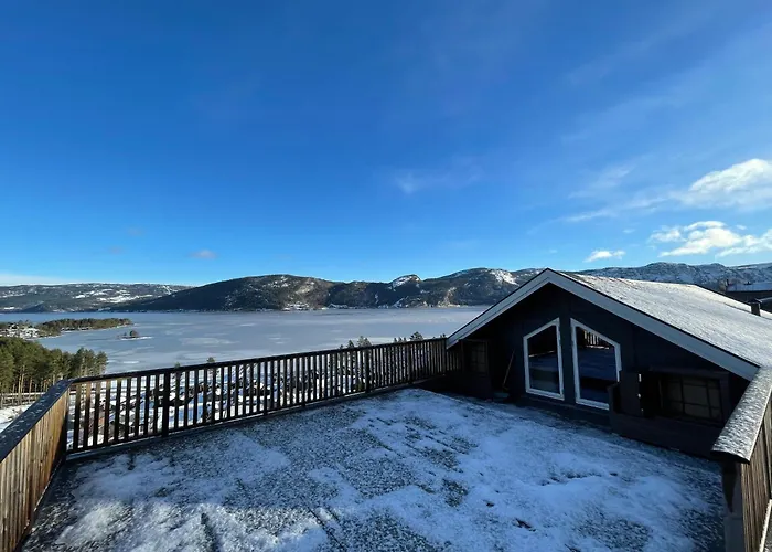 Modern With Panoramic View Of The Nisser Trontveit